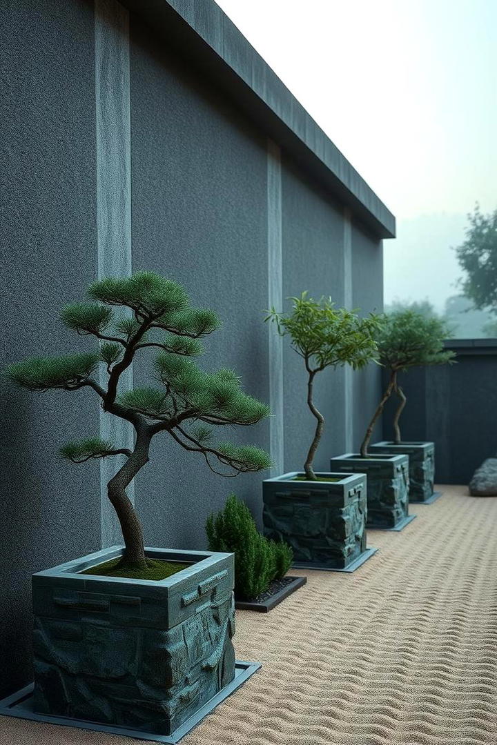 Zen Garden Vertical Display - 30 Indoor Plant Wall Ideas