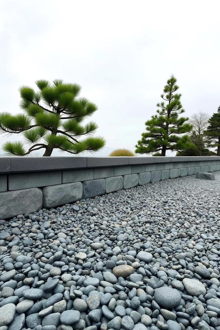 Zen Garden Wall - 30 Garden Wall Ideas