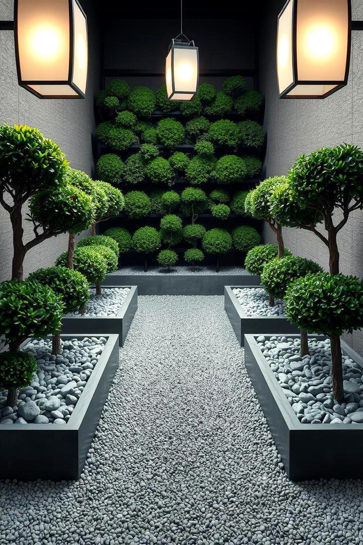 Zen Inspired Green Wall - 21 Vertical Garden Ideas