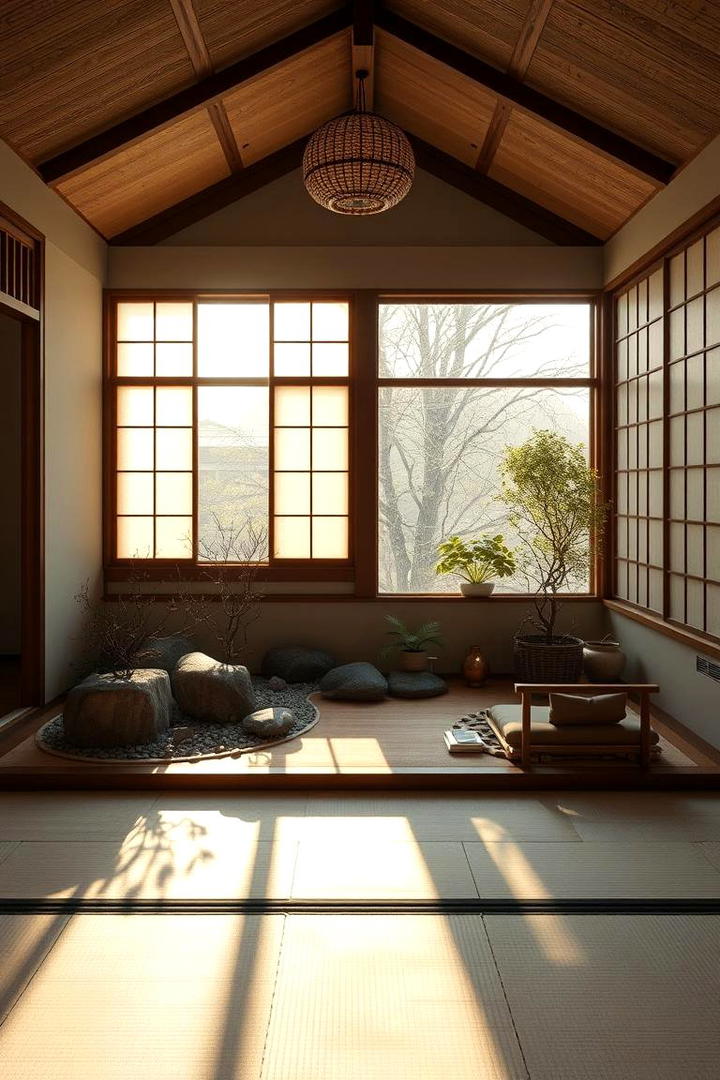 Zen Inspired Retreat - 30 Small Sunroom Ideas