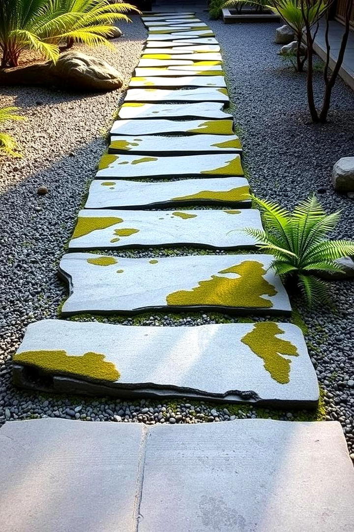 Zen Stone Pathway - 30 Stone Garden Ideas