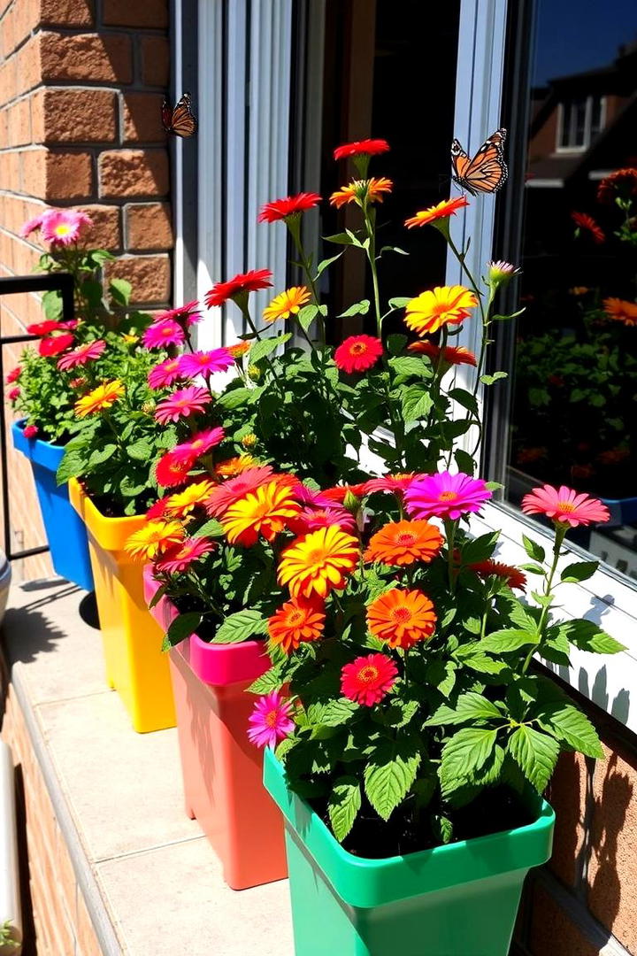 Zinnias - 30 Flowering Plants for Balcony