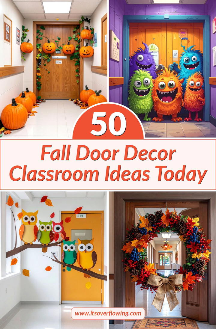 50 Fall Door Decor Classroom Ideas Today