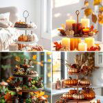 50 Fall Tiered Tray Decor Ideas for Festive Shelves