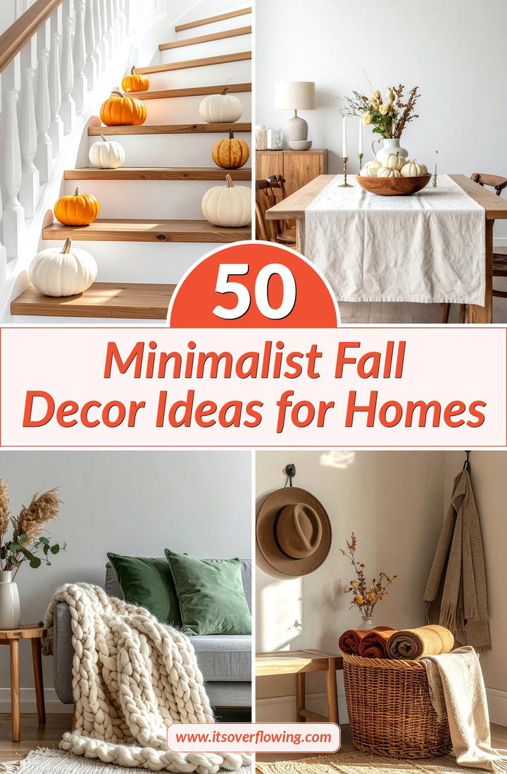 50 Minimalist Fall Decor Ideas for Homes