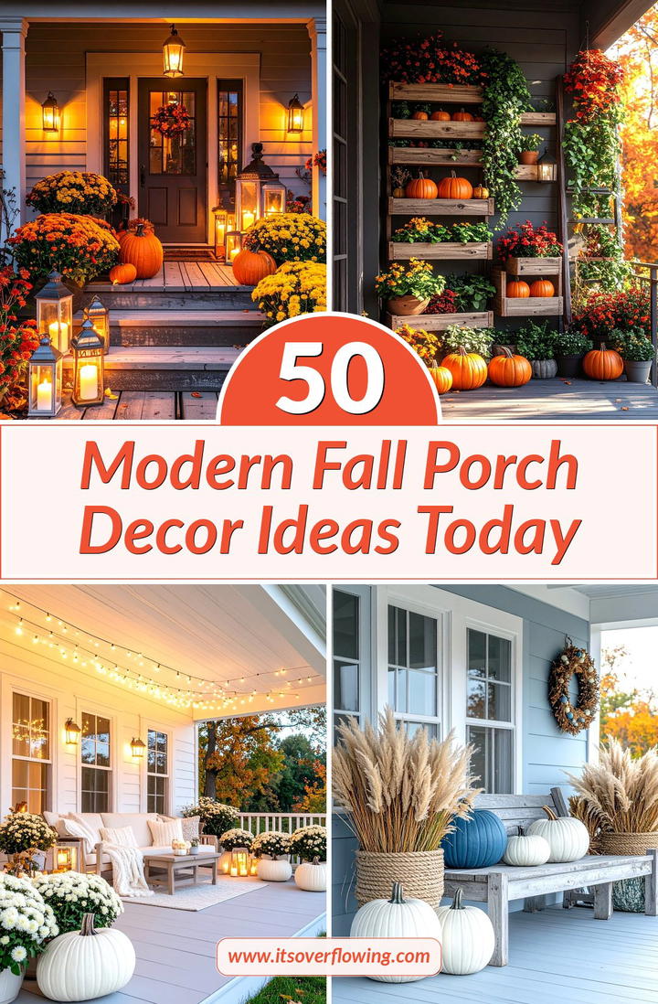 50 Modern Fall Porch Decor Ideas Today