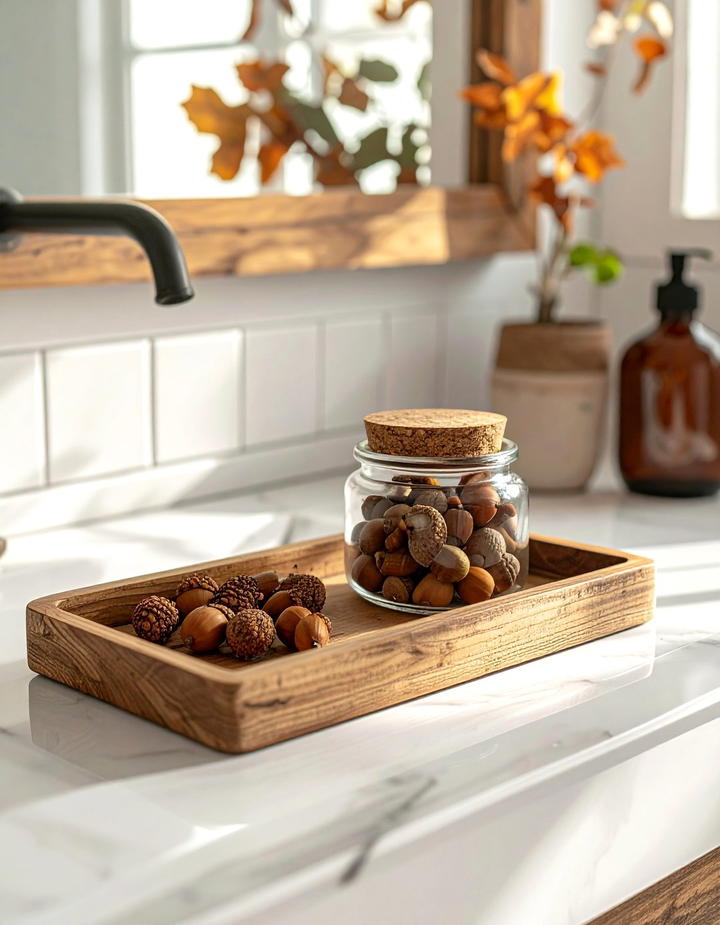 Acorn Decorative Touches - 50 fall bathroom decor ideas