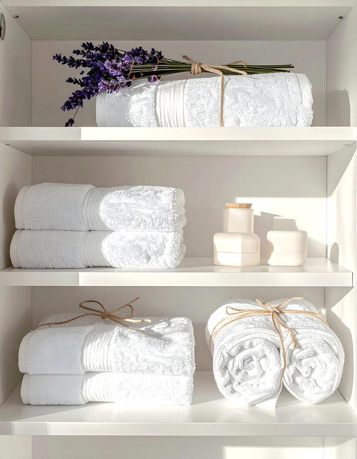 Bathroom Linen Closet - 50 minimalist fall decor ideas