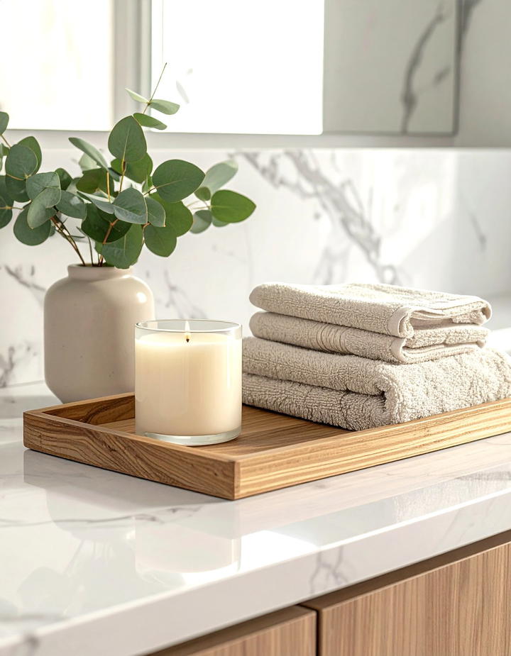 Bathroom Spa Moment - 50 minimalist fall decor ideas