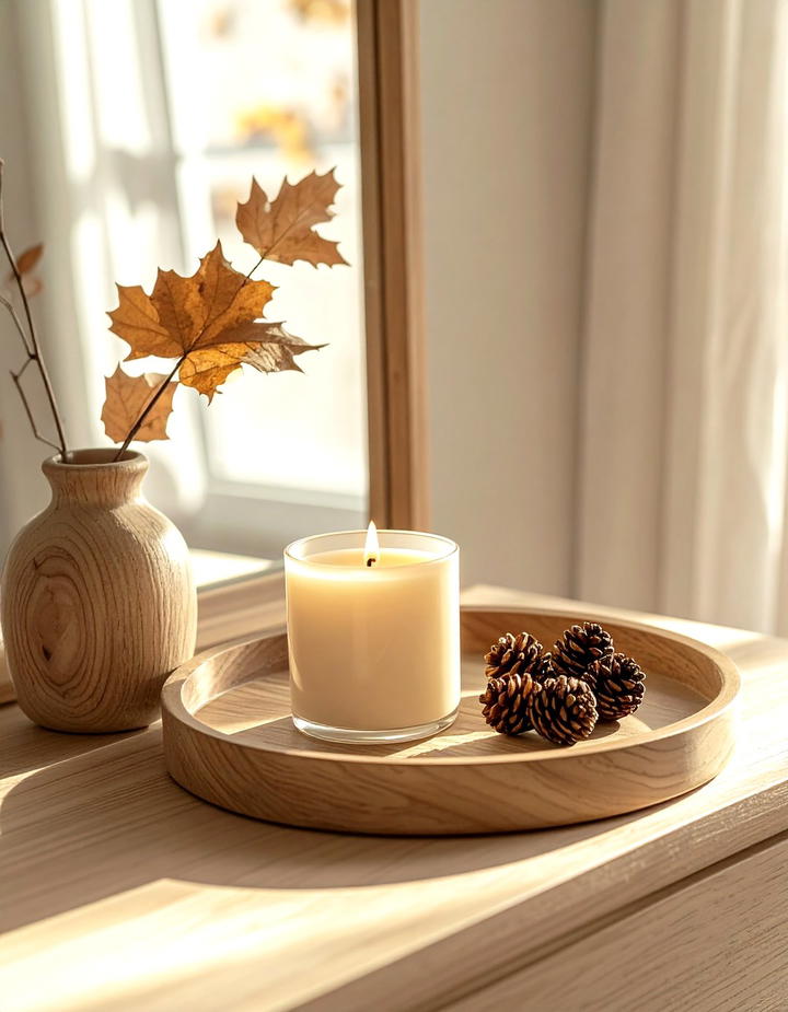 Bedroom Dresser Top - 50 minimalist fall decor ideas