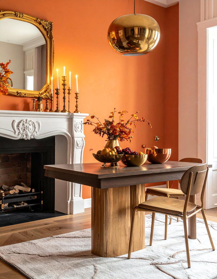 Brass and Gold Accents - 50 fall decor trends 2025
