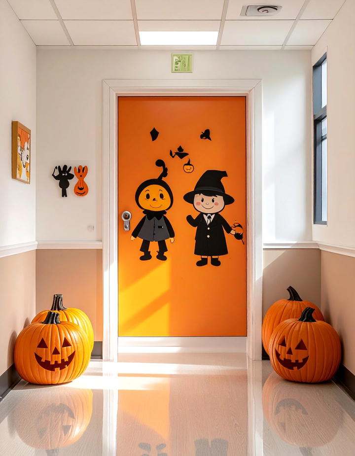 Charlie Brown Theme - 50 fall door decor classroom ideas