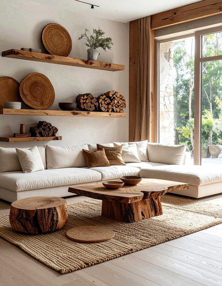 Cork and Bark Elements - 50 fall decor trends 2025