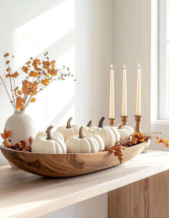 Dining Room Sideboard - 50 minimalist fall decor ideas