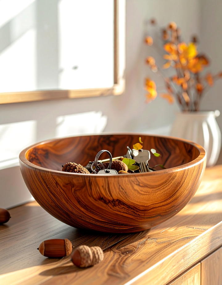 Entryway Console Drawer - 50 minimalist fall decor ideas