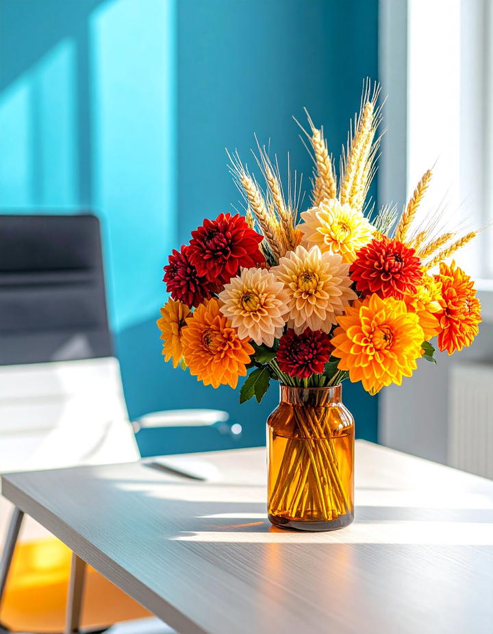 Fall Floral Office Arrangements - 50 fall office decor ideas