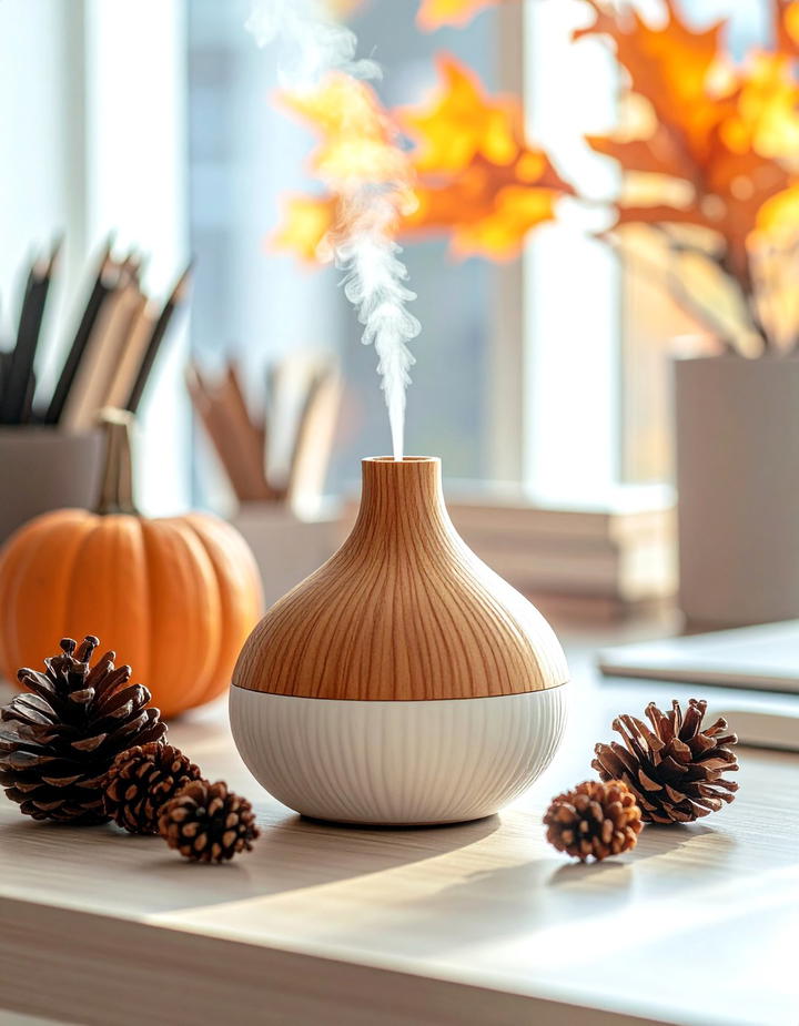 Fall Office Diffuser Arrangement - 50 fall office decor ideas