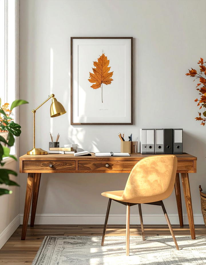 Fall Office Inspirational Quote Display - 50 fall office decor ideas
