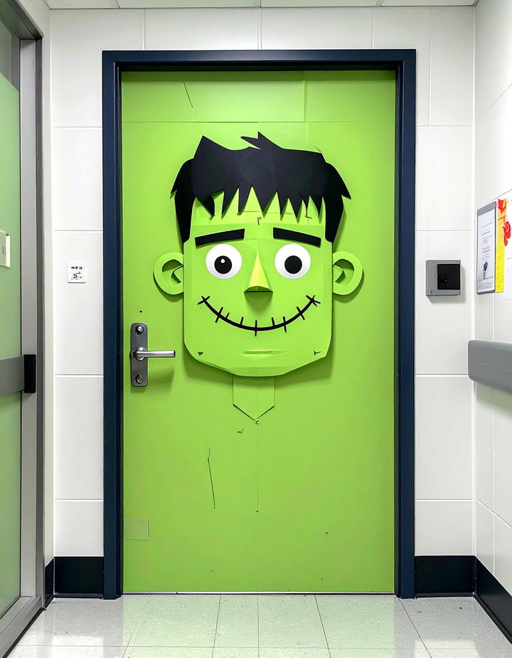 Frankensteins Class - 50 fall door decor classroom ideas