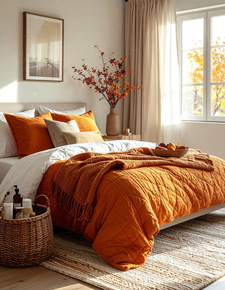 Guest Room Autumn Welcome - 50 fall decor ideas