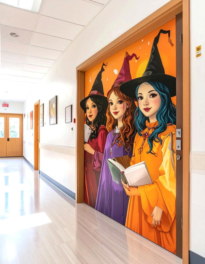 Hocus Pocus Theme - 50 fall door decor classroom ideas