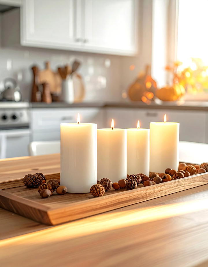 Kitchen Table Centerpiece - 50 minimalist fall decor ideas