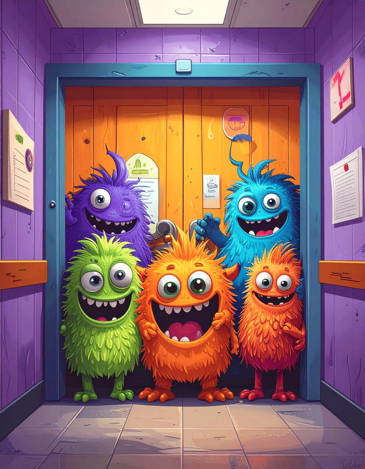 Monster Mash Door - 50 fall door decor classroom ideas