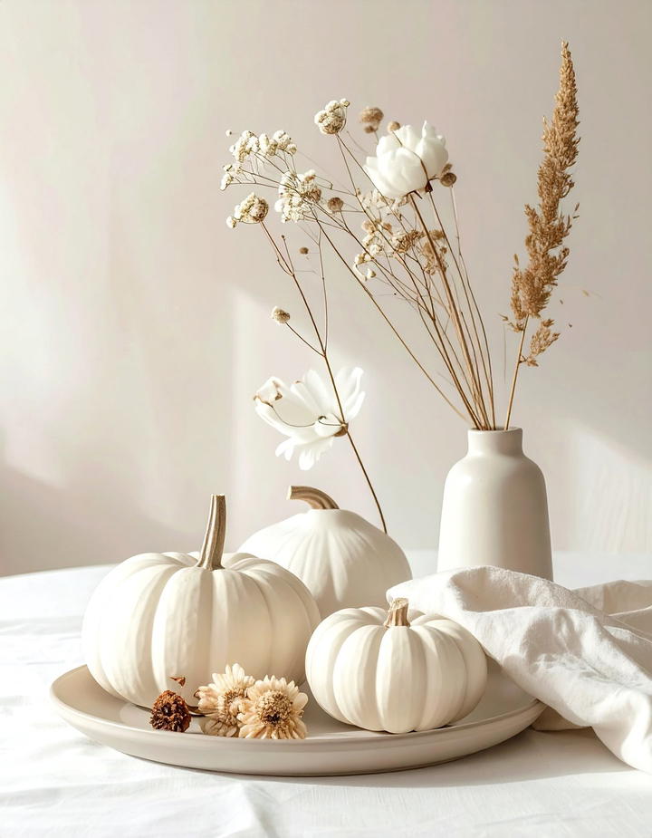 Neutral Table Color Schemes - 50 fall table decor ideas