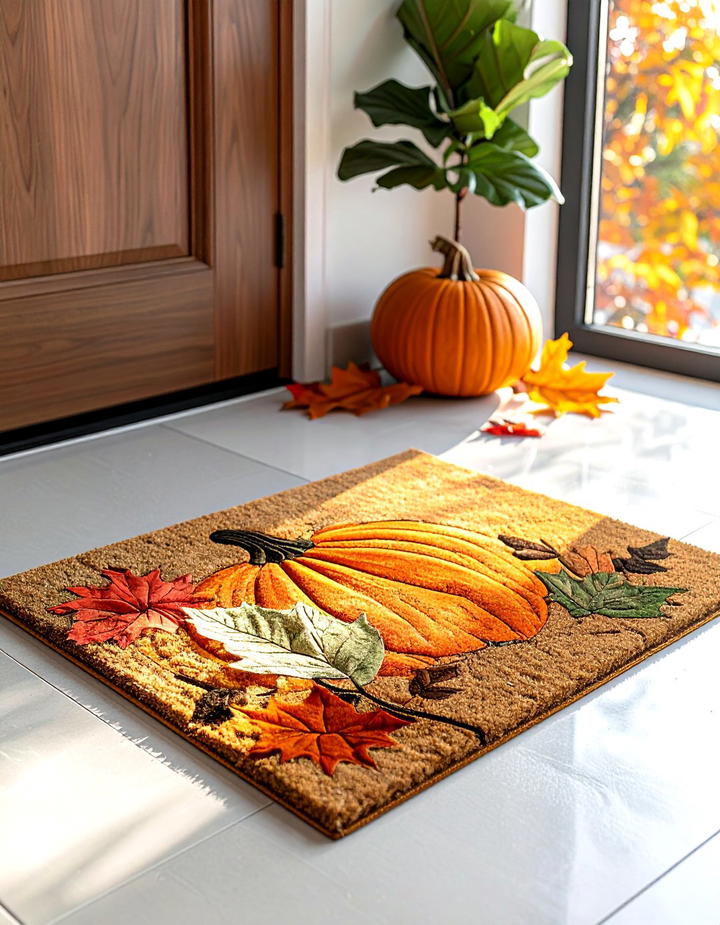 Office Doormat Fall Welcome - 50 fall office decor ideas