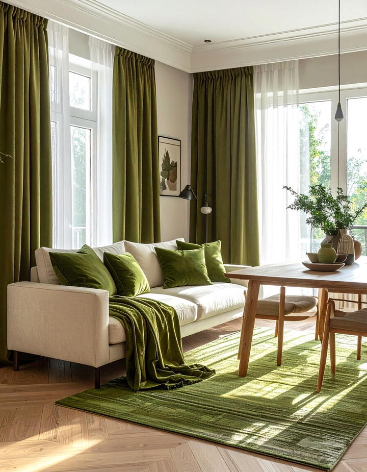 Olive and Moss Tones - 50 fall decor trends 2025
