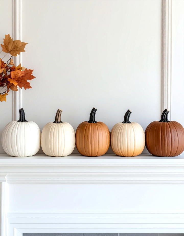 Painted Ombre Pumpkin Collection - 50 fall pumpkin decor ideas
