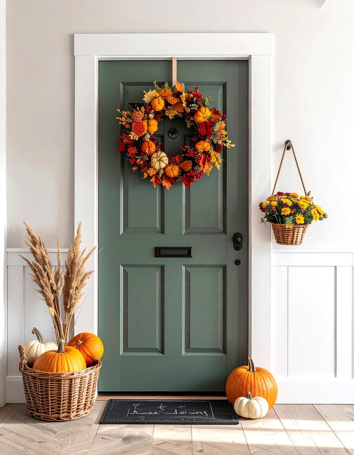 Pantry Door Autumn Decoration - 50 fall decor ideas