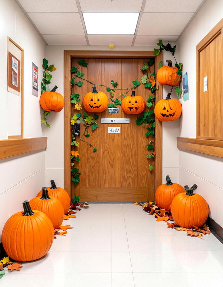Pumpkin Patch Classroom Door - 50 fall door decor classroom ideas