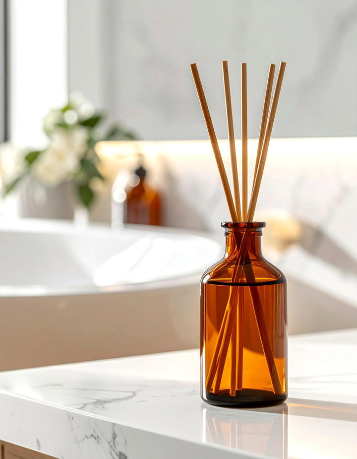 Scented Reed Diffusers - 50 fall bathroom decor ideas