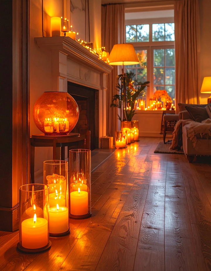 Warm Lighting Layers - 50 fall decor trends 2025