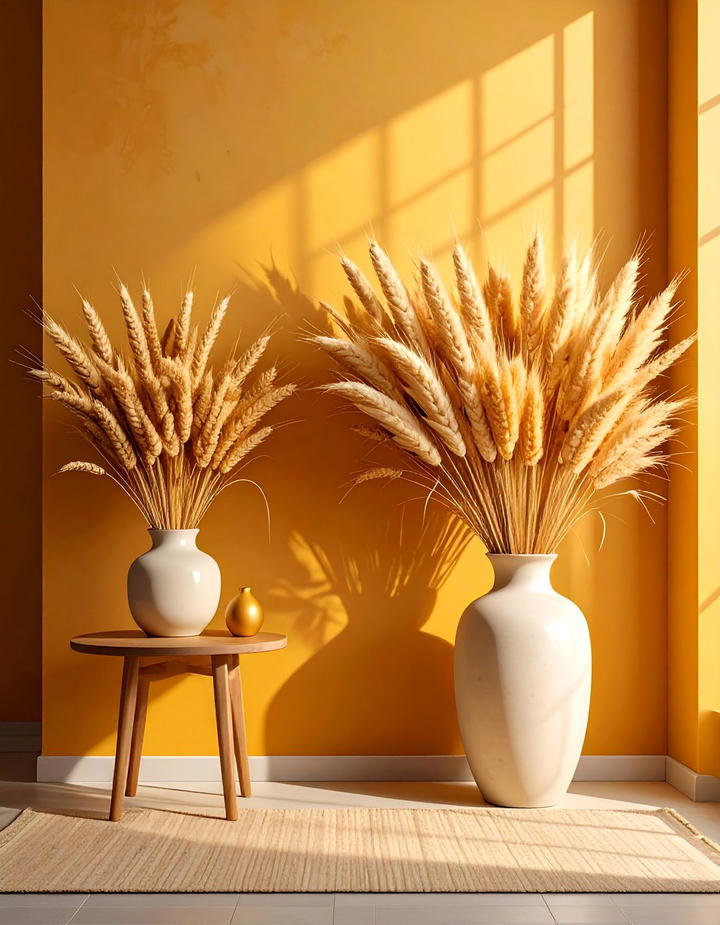 Wheat and Grain Stalks - 50 fall decor trends 2025