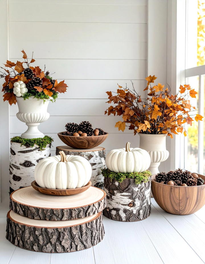 Woodland Forest Theme Porch - 50 fall porch decor ideas