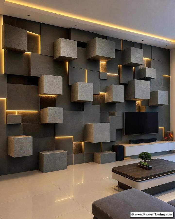 3D Illusion Art - 21 Creative Bedroom Wall Painting Ideas for Stylish Rooms