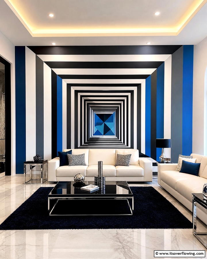 3D Optical Illusion Paint - 30 Wall Painting Ideas for Every Room in Your Home