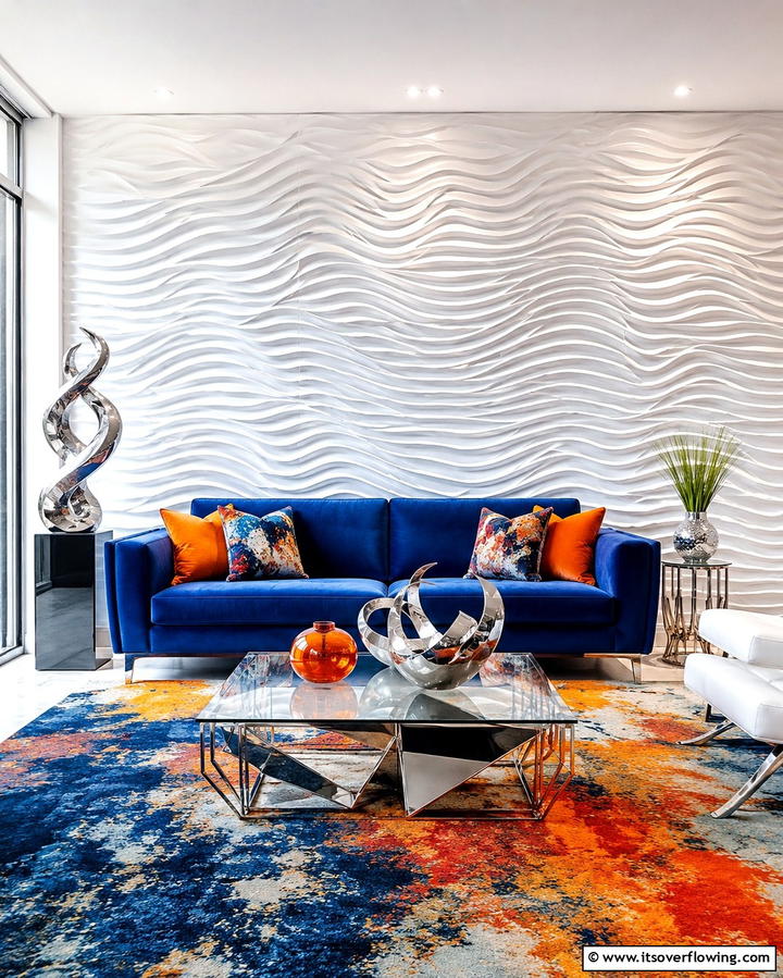 3D Textured Panels - 25 Wall Paneling Ideas to Elevate Your Home Decor