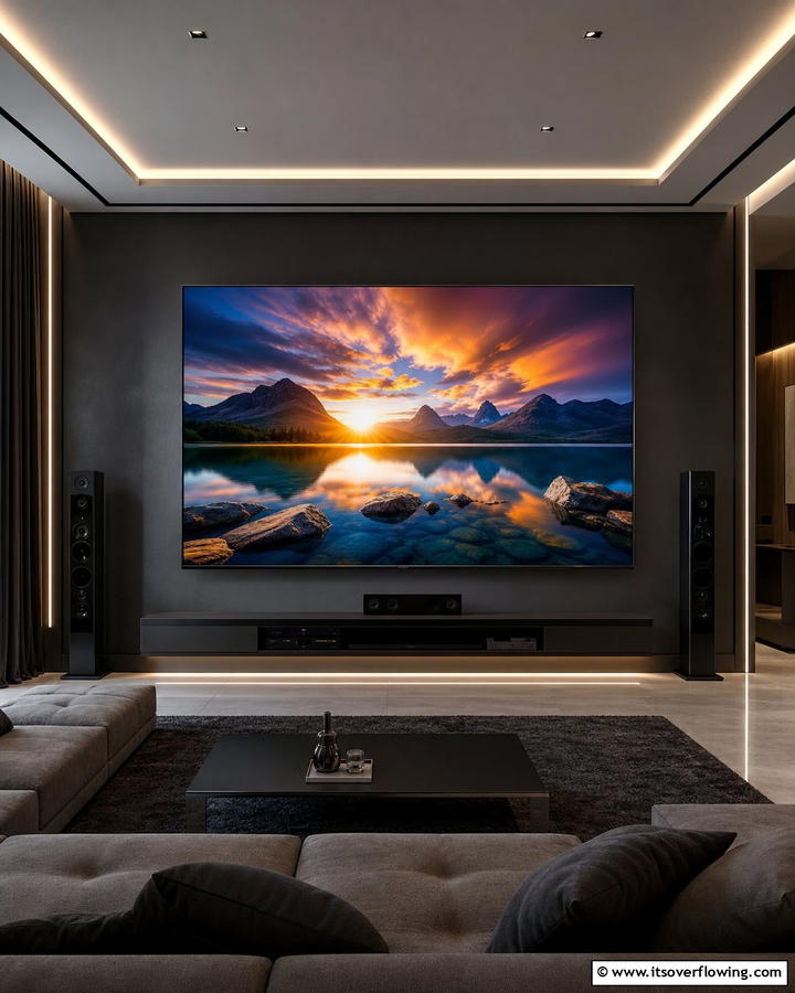 4K and 8K Ultra HD Displays - 30 Home Theater Ideas- Immersive Entertainment Spaces