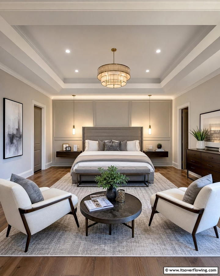 A Balanced Layout for Harmony - 17 Relaxing Bedroom Ideas for Serene Sleep Sanctuaries