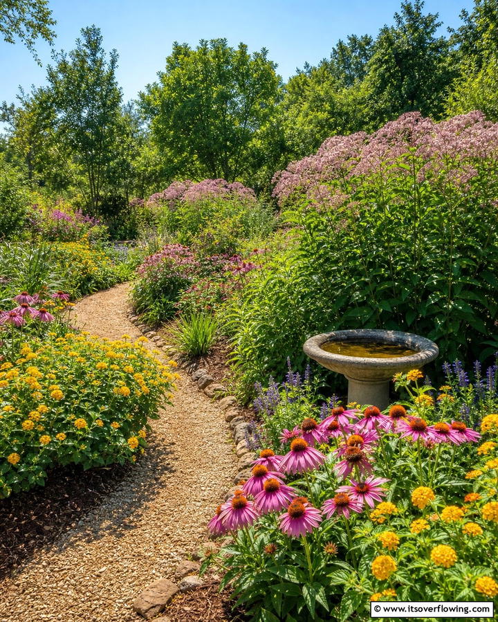A Butterfly Habitat Garden - 25 Wildflower Garden Ideas for a Natural Look