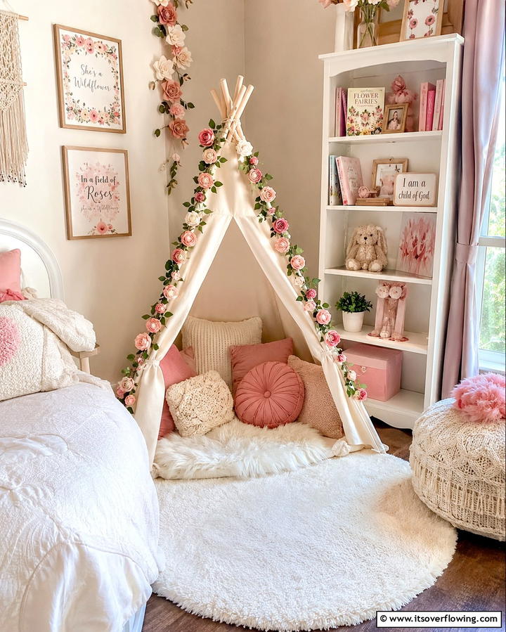 A Fairytale Reading Nook - 25 Princess Room Ideas to Create a Dreamy Space