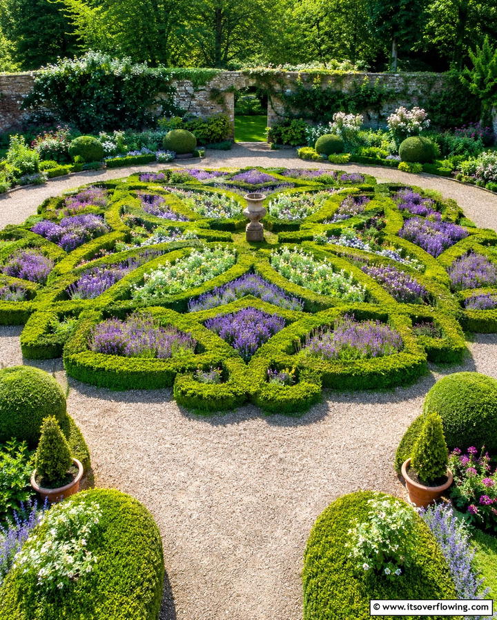 A Knot Garden - 25 English Garden Ideas for a Charming Outdoor Space