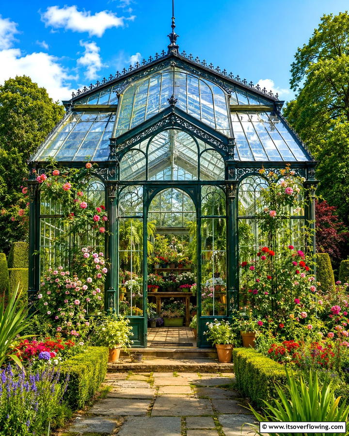 A Victorian Greenhouse - 25 English Garden Ideas for a Charming Outdoor Space