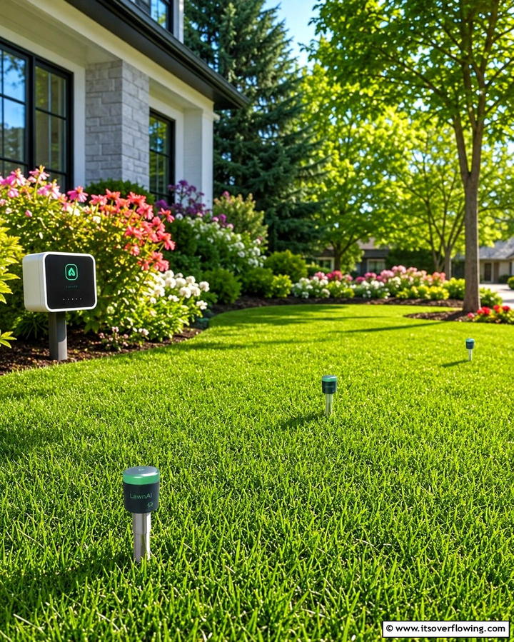 AI Based Lawn Health Diagnostics - 25 AI Landscape Design Ideas for the Modern Homeowner