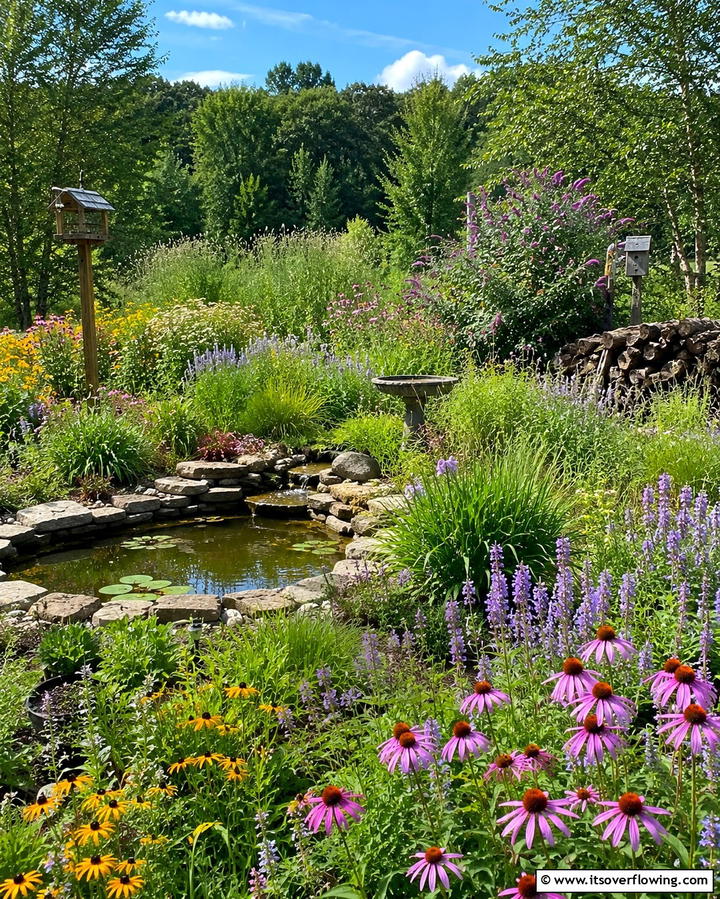 AI Powered Wildlife Friendly Landscaping - 25 AI Landscape Design Ideas for the Modern Homeowner