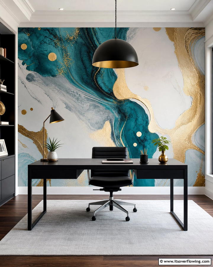 Abstract Wallpaper - 20 Home Office Background Ideas for Professional Vibes