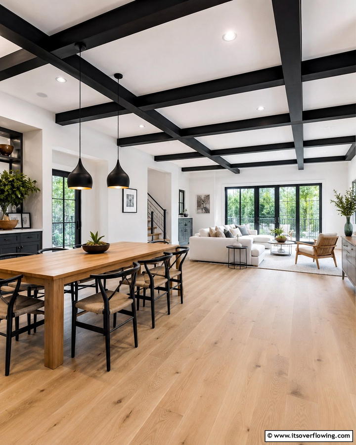 Accent Beam Pop Layout - 30 Pop Ceiling Design Ideas for Modern Home Interiors